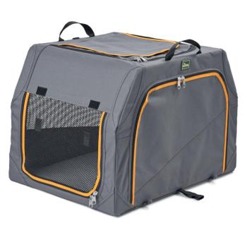 HUNTER összehajtható kutyaszállító box alumínium vázzal, S: 61x46x43cm kép