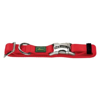 HUNTER Vario Basic Alu-Strong kutyanyakörv, piros, L: 40-55cm kép