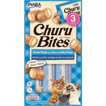 Inaba Cat Churu Bites - tonhal, fésűkagylóval 3 x 10 g kép