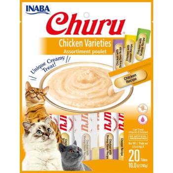 INABA Cat Churu Püré - csirke mix 20 db 20 x 14 g kép