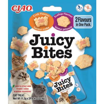 Inaba Cat CIAO Juicy Bites - rák, kagyló 4 x (3 x 11,3 g) kép