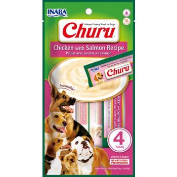 Inaba Dog Churu Püré - csirke, lazac 4 x 14 g kép