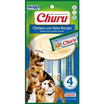 Inaba Dog Churu Püré - csirke, tonhal 4 x 14 g kép