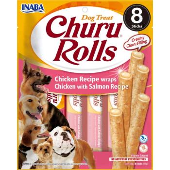 Inaba Dog Churu Rolls - csirke, lazac 8 x 12 g kép