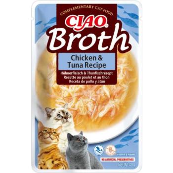 Inaba Foods Ciao Broth chicken & tuna recipe 40 g kép