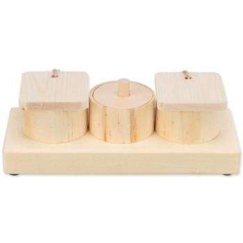 Interaktív játék nyulaknak és tengerimalacoknak 15x4,5x6cm kép
