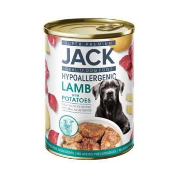 Jack hipoallergén pástétom bárányhús burgonyával 12x400g kép