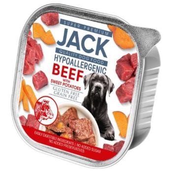 Jack hipoallergén pástétom marhahús édesburgonyával 12x150g kép