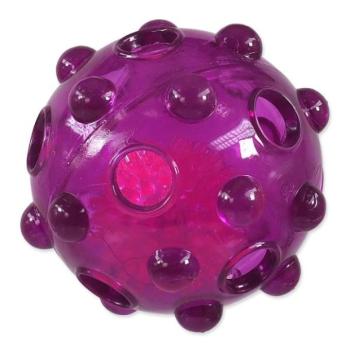 Játék Dog Fantasy Glow labda TPR gumiból lila 8cm kép