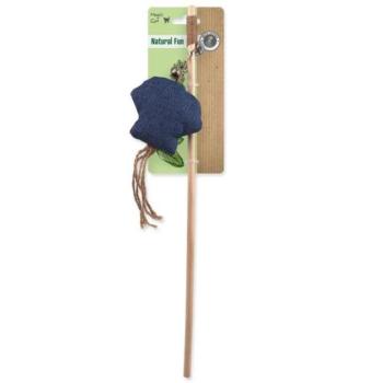 Játék MC Natural Fun medúza pálca csörgővel és macskamentával kék 40cm kép