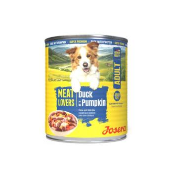Josera Meat Lovers Menu Duck with Pumpkin (kacsahús és sütőtök) konzerv kutyáknak 400g kép