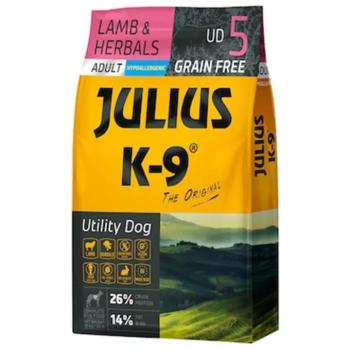 Julius K-9 Utility Dog Hypoallergenic Adult Small - bárány & gyógynövény 3 kg kép
