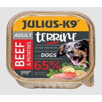Julius-K9 Dog Terrine Adult Beef&Potatoes - nedveseledel (marha,burgonya) felnőtt kutyák részére 150 g kép