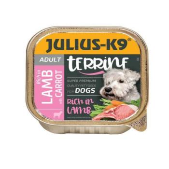 Julius-K9 Dog Terrine Adult Lamb&Carrot - nedveseledel (bárány,sárgarépa) felnőtt kutyák részére 150 g kép
