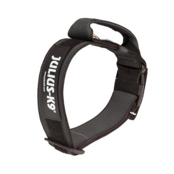 Julius-K9 fogós nyakörv, cserélhető felirattal - fekete 38-53 cm / 40 mm (100HA-K-2015) kép