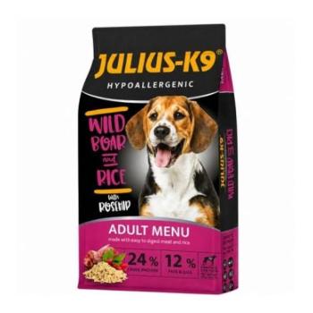 JULIUS-K9 Hypoallergenic Adult WildBoar&Rice 2x 12 kg kép