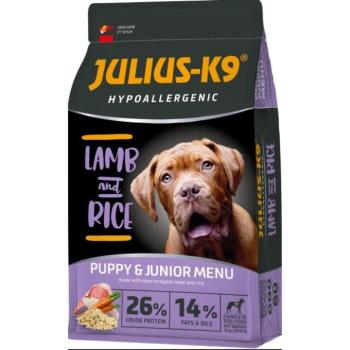 Julius-K9 Hypoallergenic Puppy & Junior Lamb & Rice 2x12kg kép
