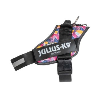 JULIUS-K9 IDC® Limited Edition powerhám, levélmintás, L/1: 63-85cm mellkaskörfogat, kutyáknak kép
