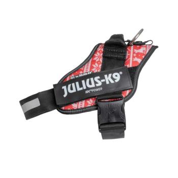 JULIUS-K9 IDC powerhám kutyáknak karácsonyi pulcsi mintával, L méret