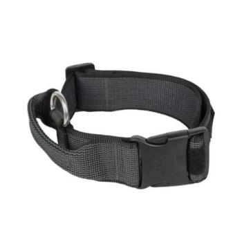 Julius k9 nyakörv fogantyúval és cserélhető felirattal 50mm/49-70cm Fekete kép