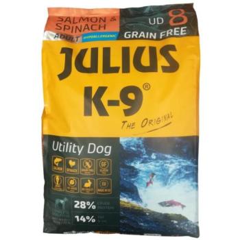 Julius-K9 Utility Dog Grain Free Adult Salmon & Spinach 10 kg