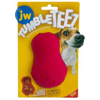 JW Tumble Teez Treat Toy kutyajáték- M méret, piros kép