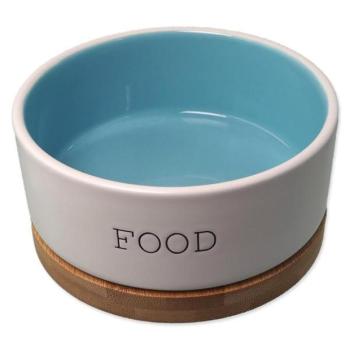 Bowl Dog Fantasy kerámia FOOD fehér/kék csészealjjal 13x5,5cm, 400ml kép