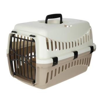 Kerbl Pet Expedion szállítóbox 45x30x30cm taupe/bézs, kutyáknak, macskáknak, kisállatoknak kép