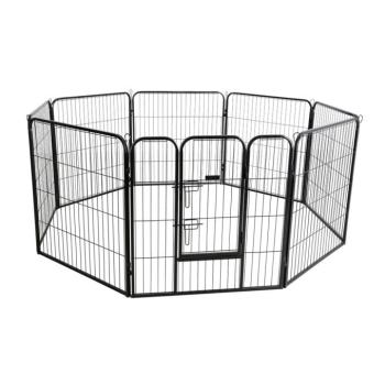 Kerbl Pet kifutó kutyáknak ajtóval, 8 elemmel 80x77cm kép