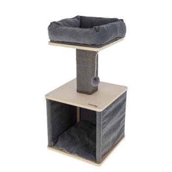 Kerbl Pet Noah II kaparófa macskáknak, szürke, 78x38x38cm kép