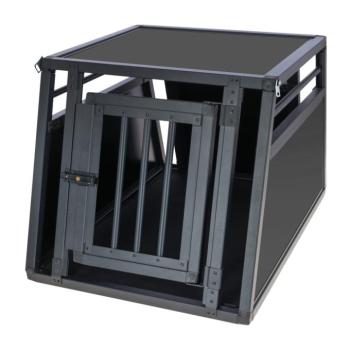 Kerbl Pet Vacation alumínium kutyaszállító box, grafitszürke, 77x 55x 50cm, kutya kép
