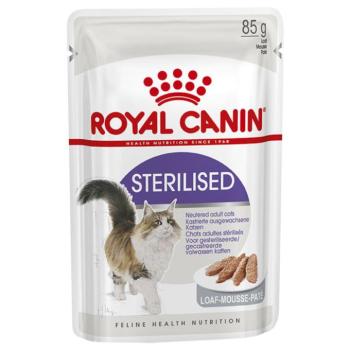Kiegészítés a száraztáphoz: 12x85g Royal Canin Sterilised Loaf nedvestáp kép