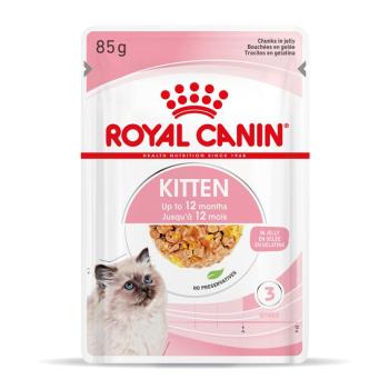 Kiegészítés száraztáphoz 12x85g Royal Canin Kitten aszpikban nedves macskatáp kép