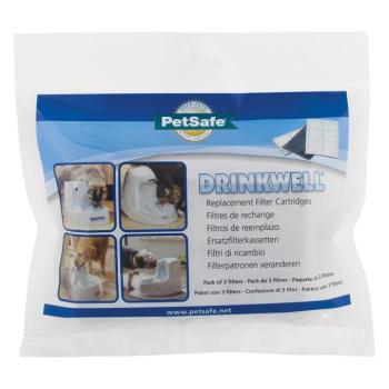 Kiegészítésül 3db pótszűrő PetSafe® Drinkwell® Platinum macska itatókúthoz kutyáknak macskáknak kép