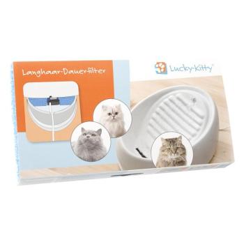 Kiegészítésül hosszú szőr elleni tartós szűrő Lucky Kitty kerámia macska itatókúthoz kép