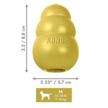 KONG Classic Gold kutyajáték, M méret, Ø5,5xM9cm kép