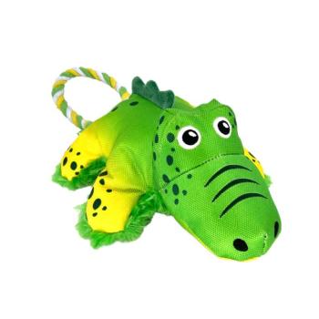 KONG Cozie Tuggz alligátor kutyajáték - M/L méret: kb. H 38 x Sz 20,3 x M 10,2 cm kép