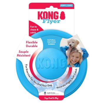 KONG Puppy Flyer kuytajáték - S méret: kb. Ø 18 x M 2 cm kép