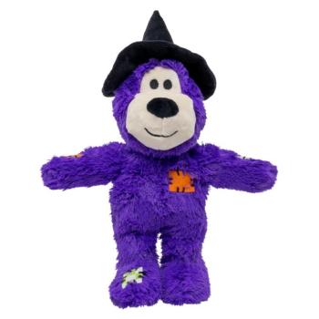 KONG WildKnots Halloween boszorkány maci kutyajáték, lila, kb. 25,5x23x8 cm kép