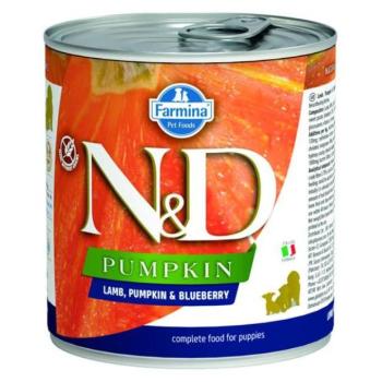 KONZERV N&D DOG LAMB & PUMPKIN & BLUEBERRY PUPPY 285g kép