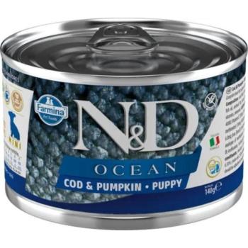 KONZERV N&D DOG OCEAN COD & TÖK KÖLYÖK 140g kép