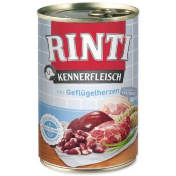 Konzerv Rinti Kennerfleisch Felnőtt baromfi szív 400g kép
