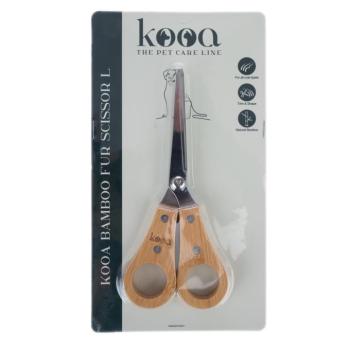 kooa bambusz szőrvágó olló L méret kutyáknak, macskáknak - H 16 x Sz 6,8 x M 1,2 cm kép