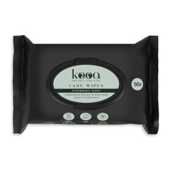 50db kooa nedves törlőkendő kutyáknak eperillattal kép