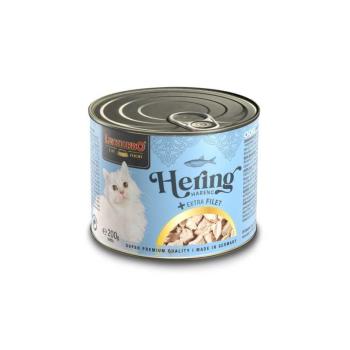 Leonardo hering + extra filé konzerv macskaeledel 200 g kép