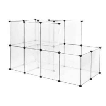Lionto műanyag kifutó kisállatoknak, 2 szintes - H 147 x Sz 75 x M 92 cm kép