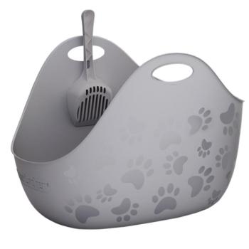 Litter Genie® Litter Box alomtálca macskáknak, szürke kép