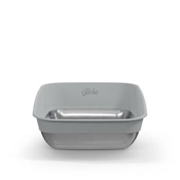 LitterLocker by Litter Genie® Platinum macskaalomtálca rozsdamentes acél / szürke alomtálca macskáknak kép
