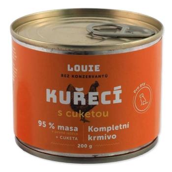 LOUIE csirke cukkínivel, vitaminokkal és ásványi anyagokkal konzerv 200g kép