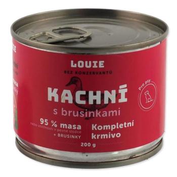 LOUIE konzerv kacsa áfonyával, vitaminokkal és ásványi anyagokkal 200g